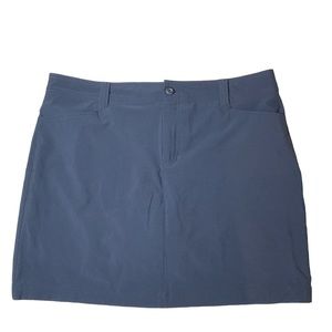 Eddie Bauer Skort Womens Size 14 Blue Outdoor Hiking Camping Fishing Ladies UPF